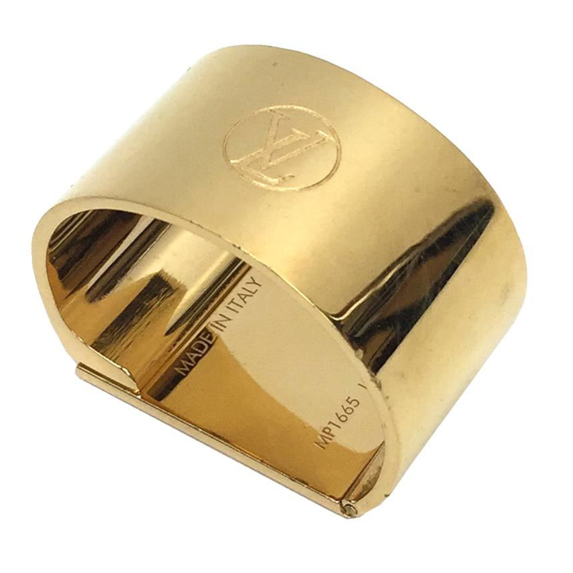 Louis Vuitton Lv Scarf Muffler Ring Mp1665 Gold Color